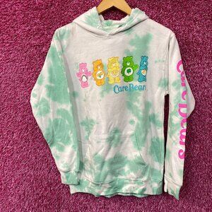 The Original Carebears tiedye Hoodie size Small